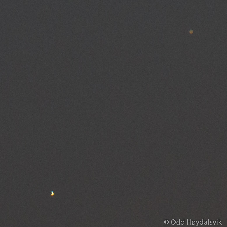 Jupiter and Venus