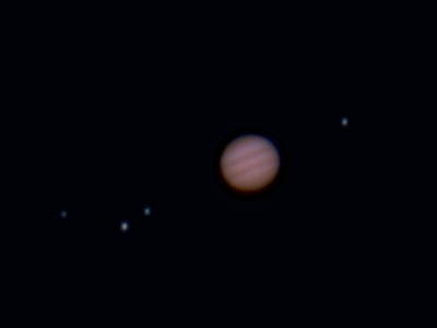 Jupiter with moons