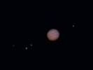 Jupiter with moons