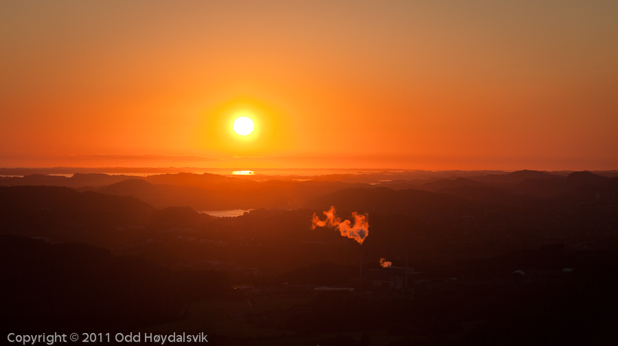 Sunset from Fanafjell