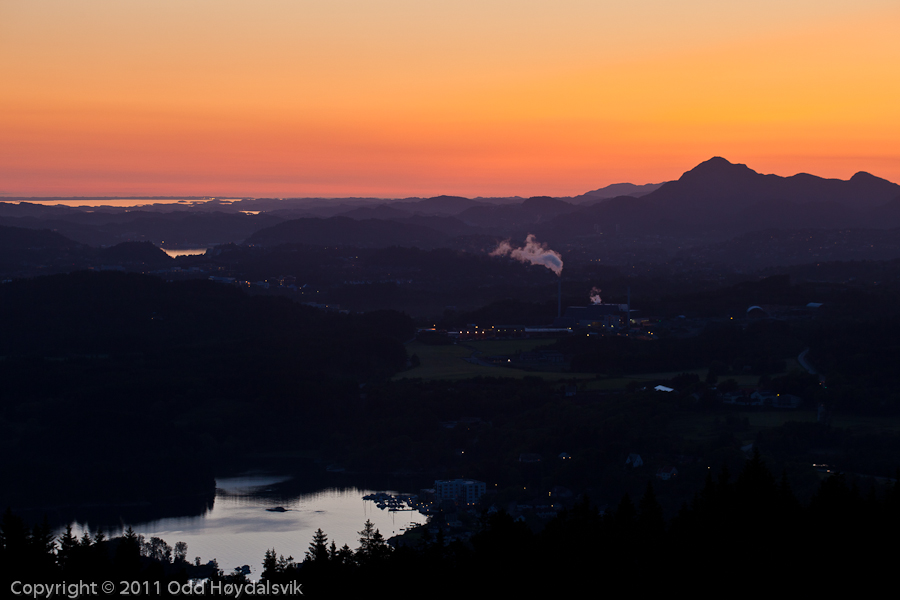 Sunset from Fanafjell